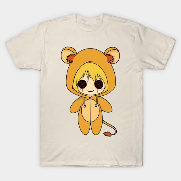 creepypasta ben drowned lion costume doll T-Shirt by LillyTheChibi